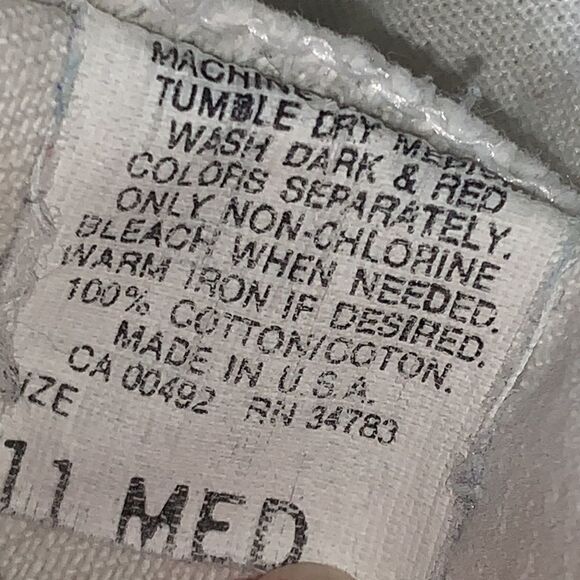 Vintage Distressed Frayed Cut Off Shorts - Picture 11 of 12